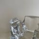 Brutalist Glass Candle Holder