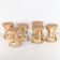 Suite de 6 tabourets vintage