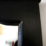 Old-air patinated black mirror 54x38cm