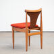 Série de 4 chaises scandinaves vintage 1960