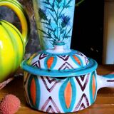 Ceramic fondue pot