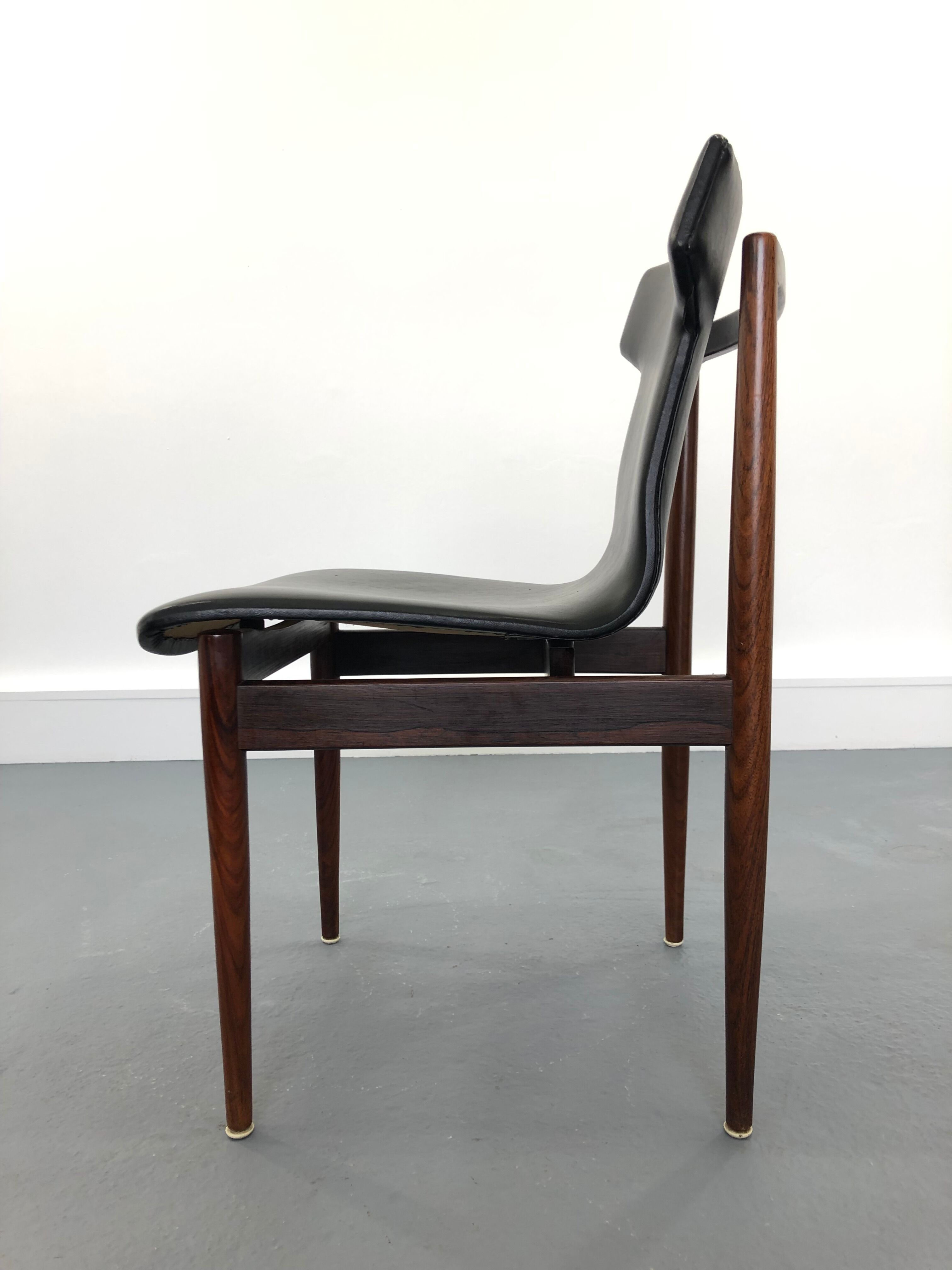 Rosewood Dining Chair by Inger Klingenberg for Fristho,  1960s,
