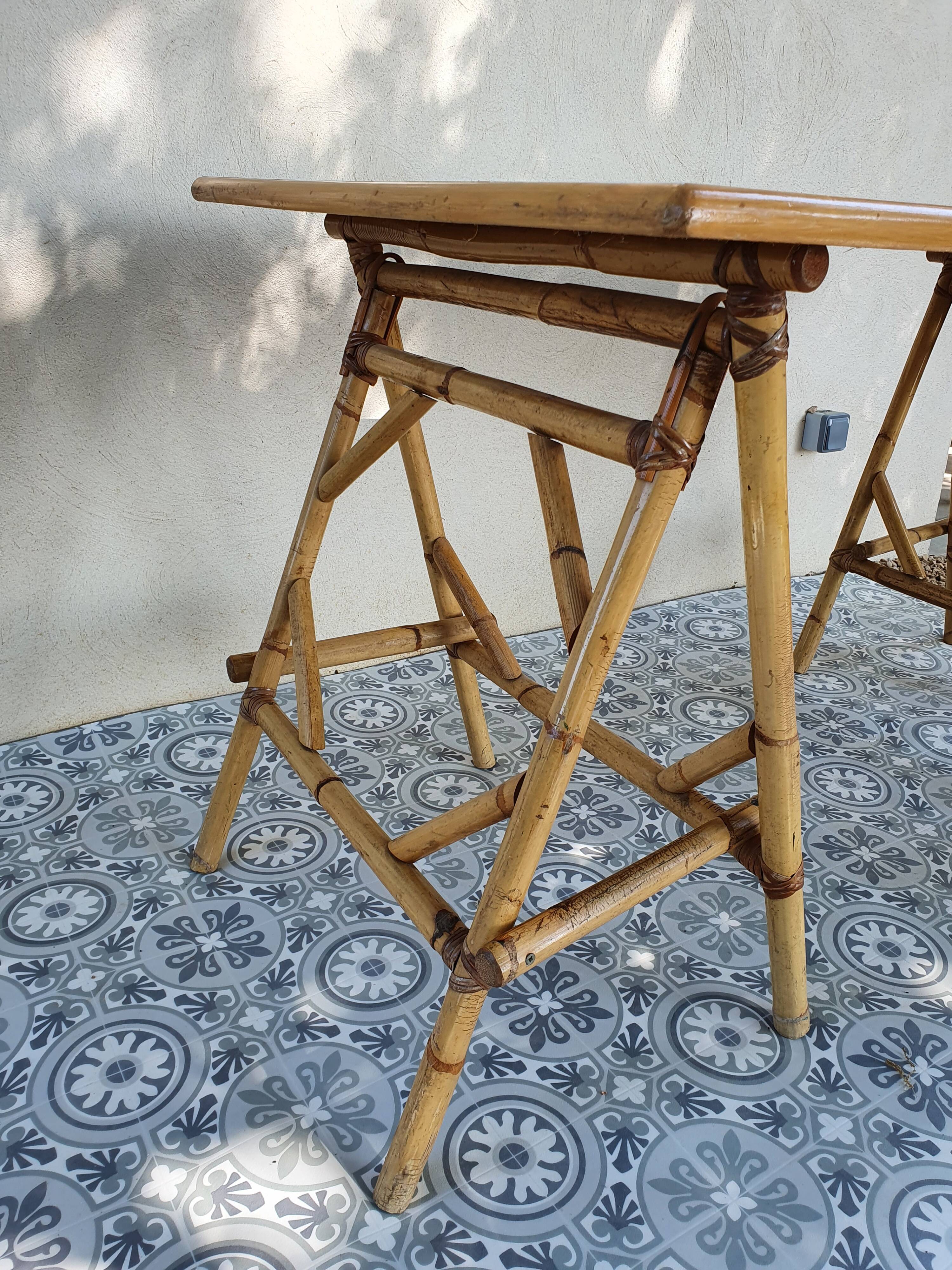 Bureau en rotin