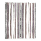 Tapis de couloir vintage turc Oushak fait main en laine et coton, années 1970