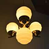 Art deco chandelier Czechoslovakia 1930's