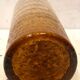 Large conical vase in opaque and wavy glass 20th century