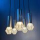 Suspension cascade Space Age Mid-Century / luminaire vintage