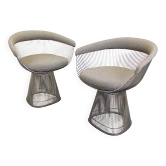 Set of 2 Knoll Chairs Warren Platner