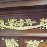 Acajou Library of Cuba Scd Empire decorated with 50 gilded bronzes