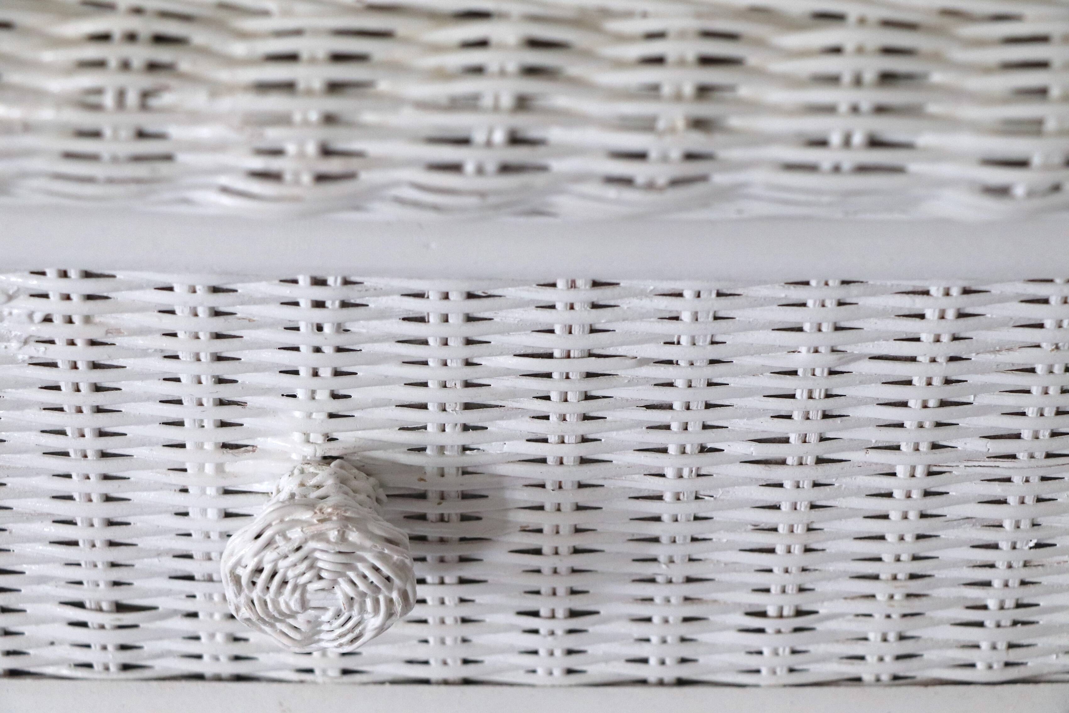 Wicker commode, 20th century