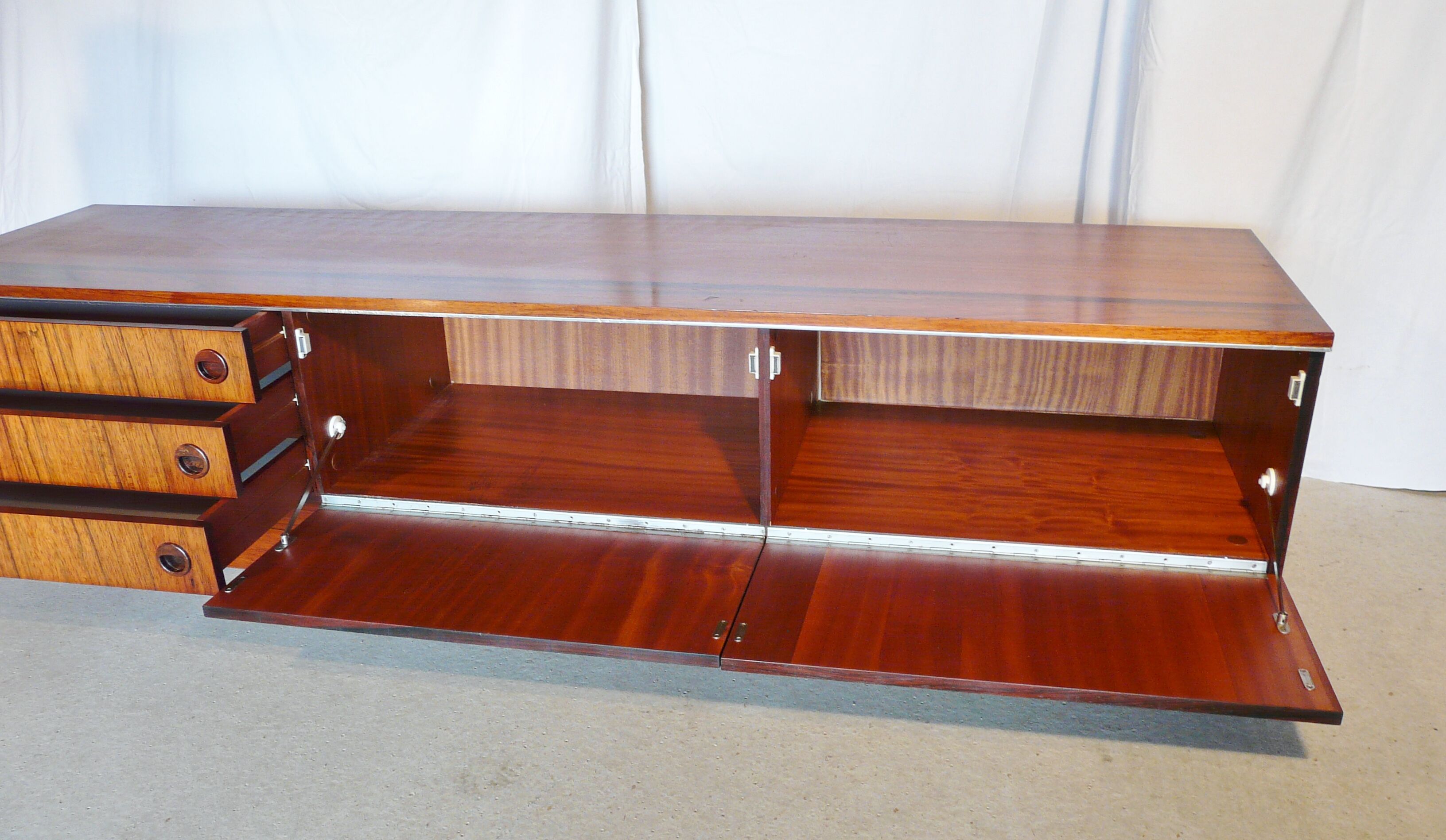 Scandinavian rosewood enfilade