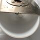Italian wall lamp Vétri Murano Leucos in white frosted glass