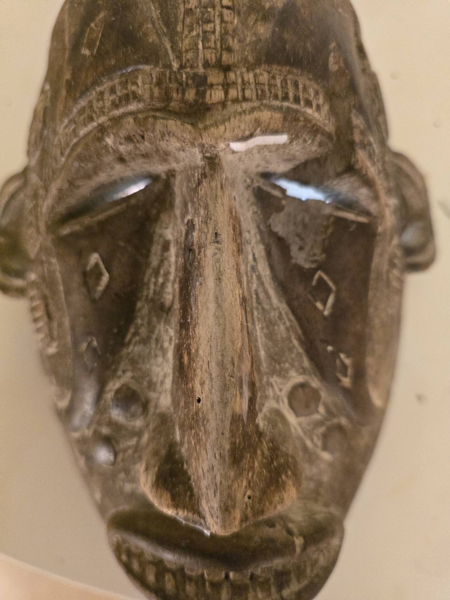 Masque africain fang début 20e-eeuwse #statue #tribus #lega