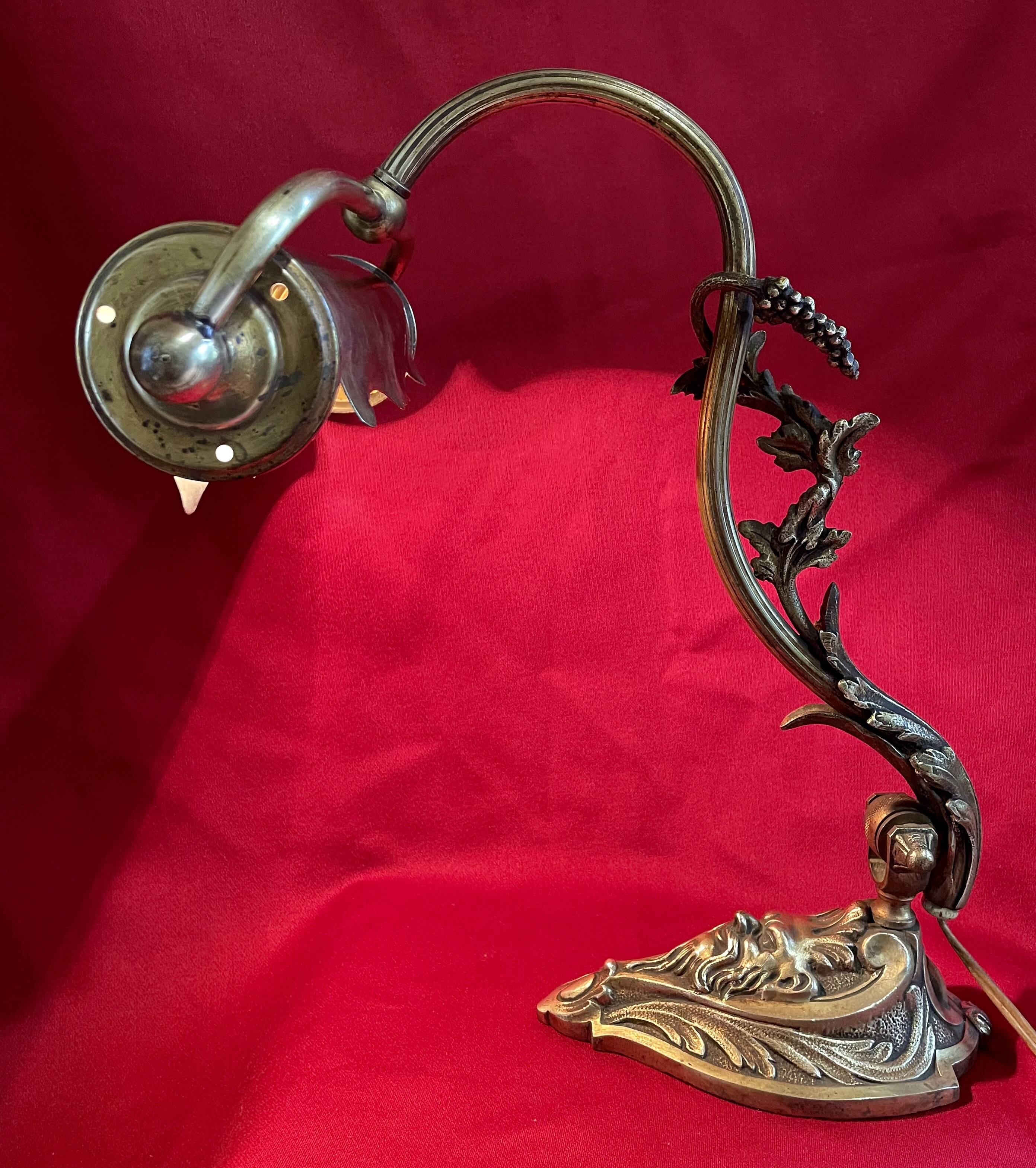 Desk lamp, stamped, 1930