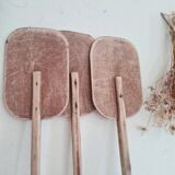 Antique single wooden paddle