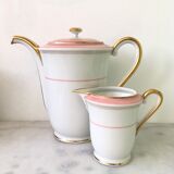 Coffee service x 8 porcelain from Vierzon