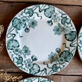 4 assiettes à dessert Nénuphar R & A Salins