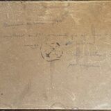 HSP painting "Still Life with Books" charming naïve school signed 1915