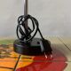 Lampe de bureau vintage Massive blanche et noire  - 1970