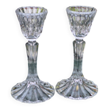 Vintage crystal candlesticks