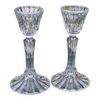 Vintage crystal candlesticks