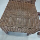 Pair of wicker chairs