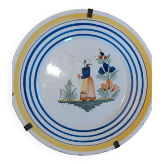 Plate HB Quimper