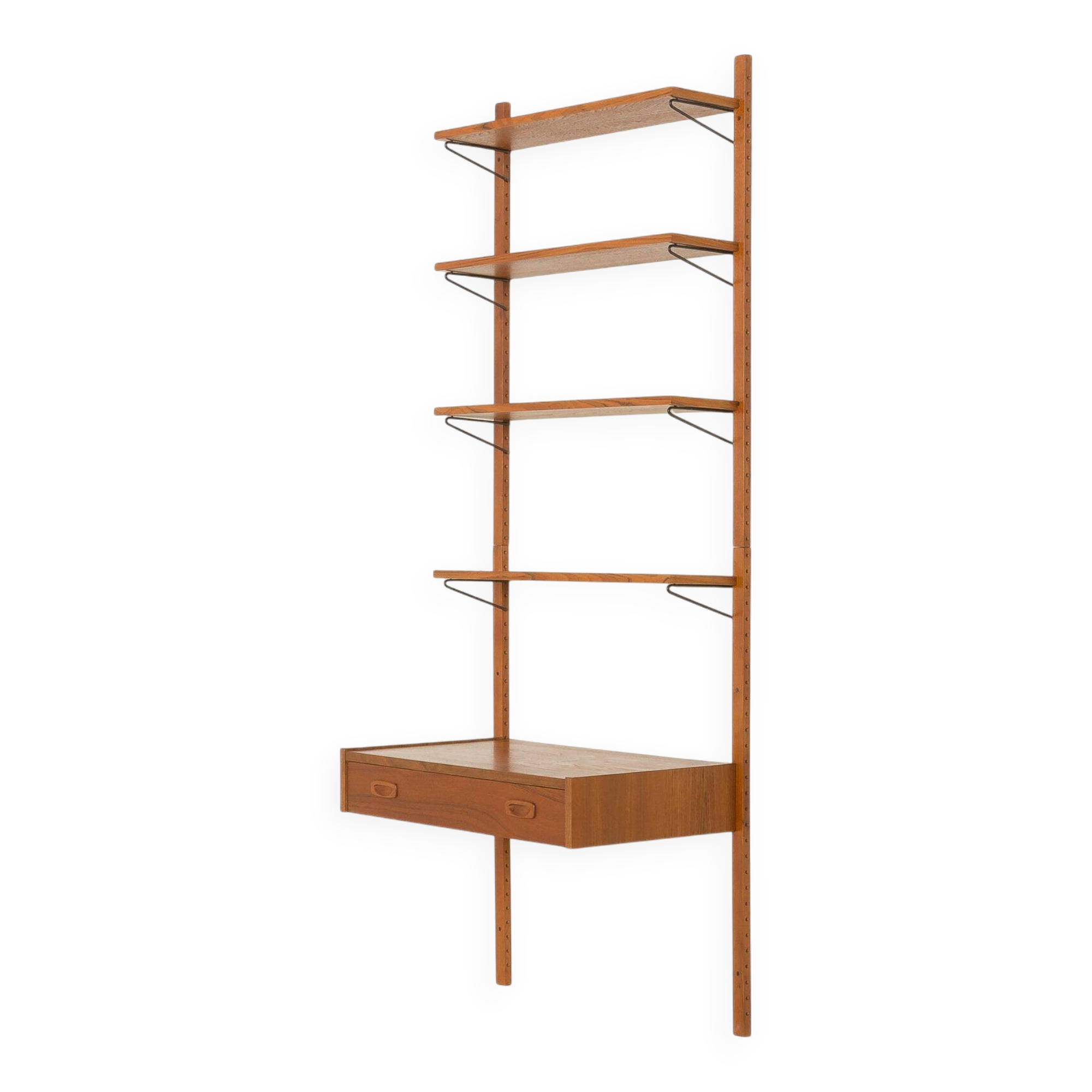 Danish shelf with desk, 1960s
