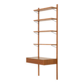 Étagère danoise avec bureau, années 1960