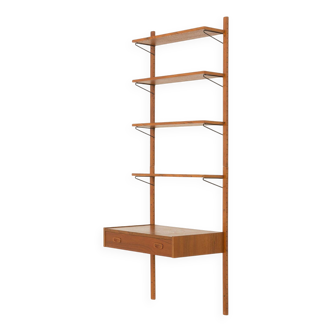 Danish shelf with desk, 1960s