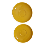 Saline charcoal earthenware saucer