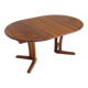Vintage Dyrlund Danish round dining table teak