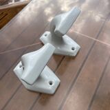 Duo of porcelain hooks