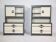 Modernist space age chest of drawers sideboard cabinet, 70s