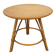 Table d'appoint tripode vintage en rotin et bambou (Ø44 cm) – Style Riviera