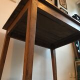 Massive wooden farm table