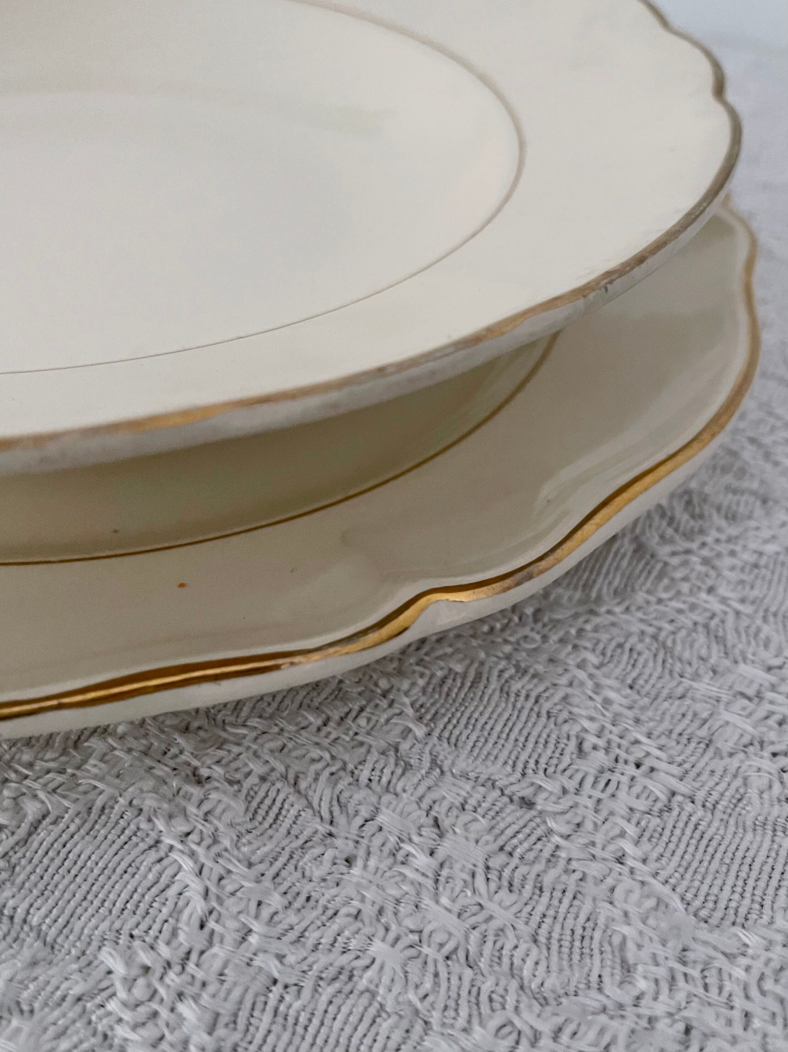 12 plates Villeroy & Boch 1950