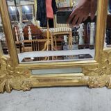 GILT WOODEN GLASS MIRROR FROM THE LATE 18TH CENTURY