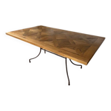 Red Cedar solid oak dining table