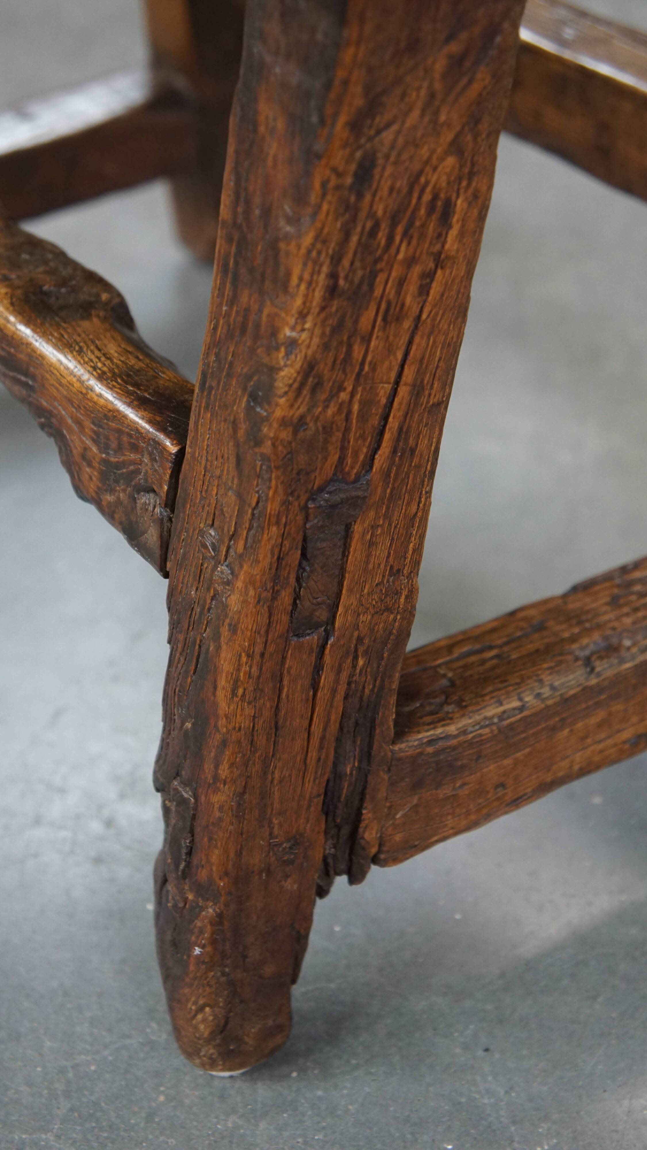 Unique Antique Spanish Side Table / Stool from the 16th Century