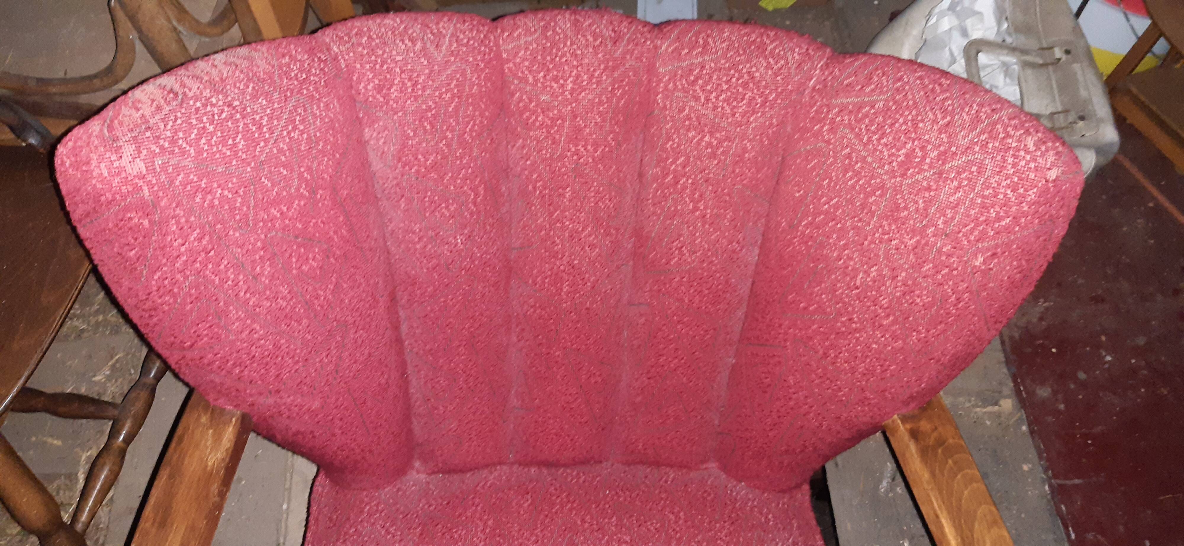 Pair of 1950s cocktail armchairs