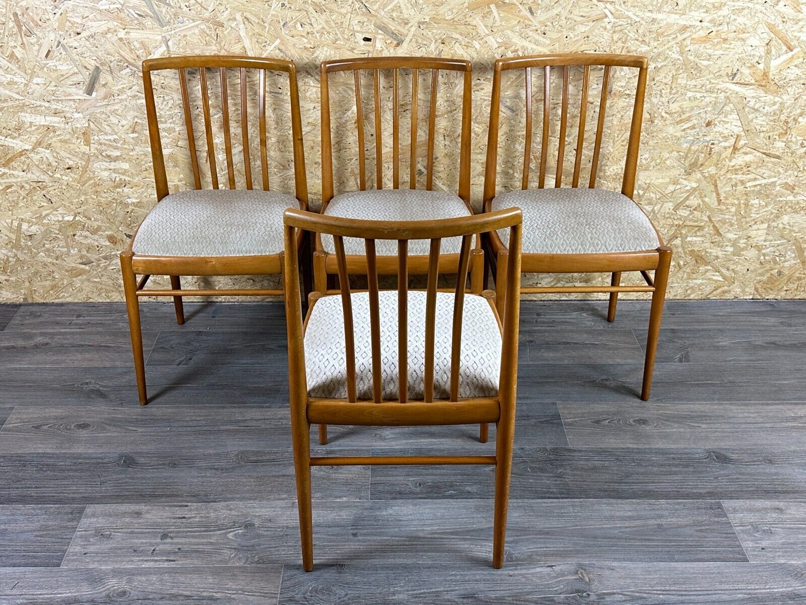 Set of 4 dining chairs 60s 70s