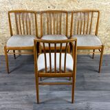Set of 4 dining chairs 60s 70s