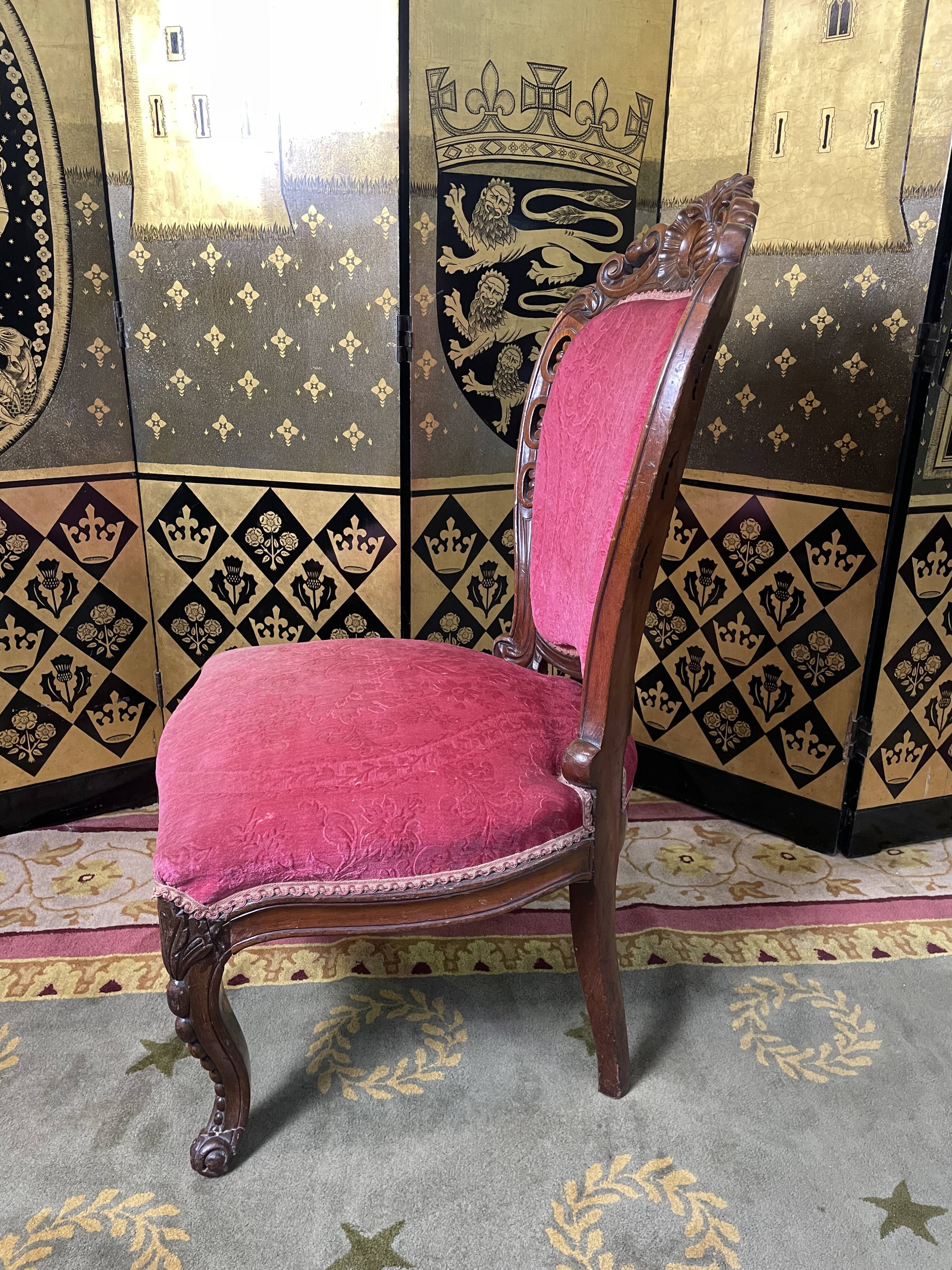 Fauteuil chauffeuse époque Napoléon III