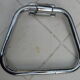Vintage towel rack chrome metal