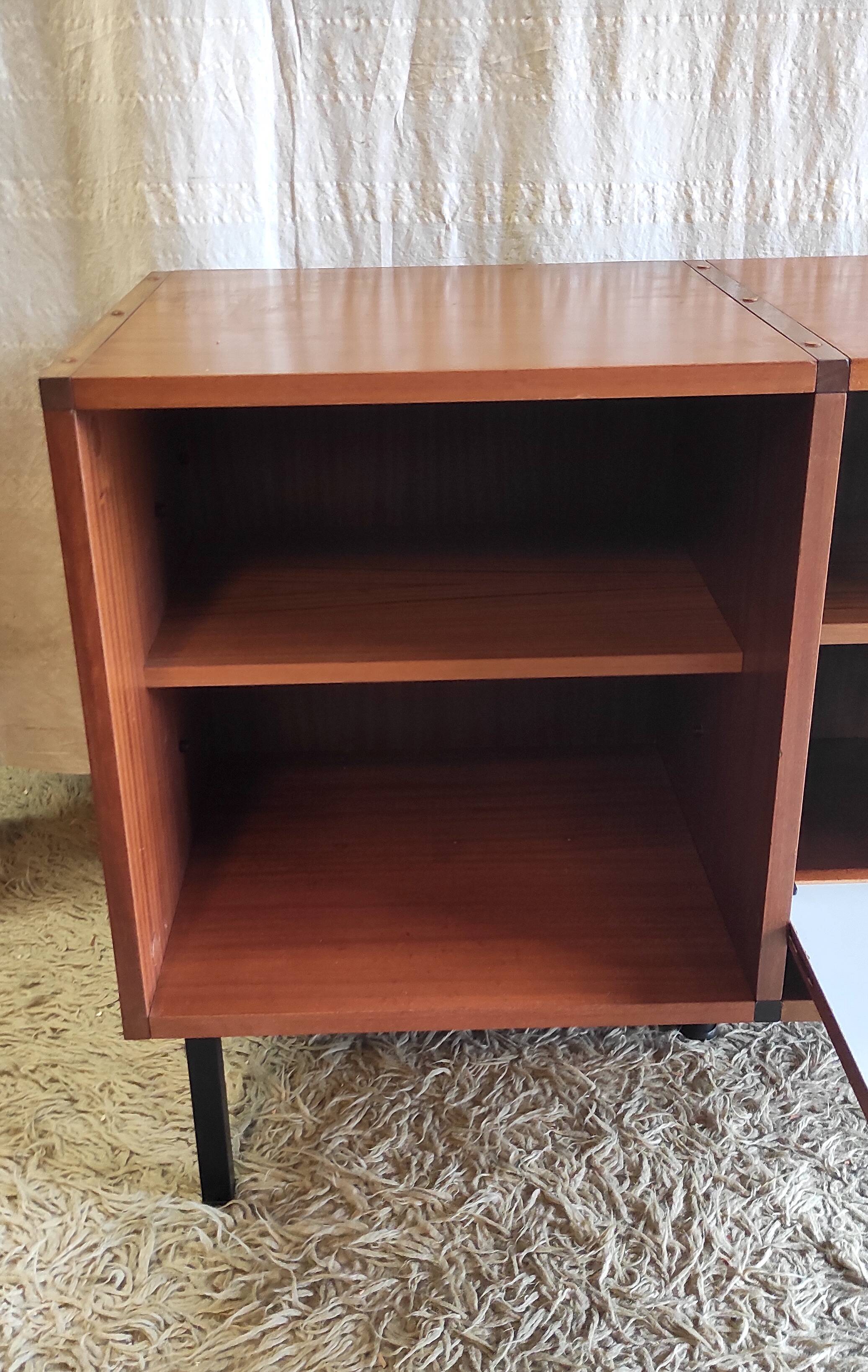 Modernist teak sideboard by ARP for Minvielle - 1950s/60s