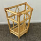 Vintage rattan umbrella holder 70s