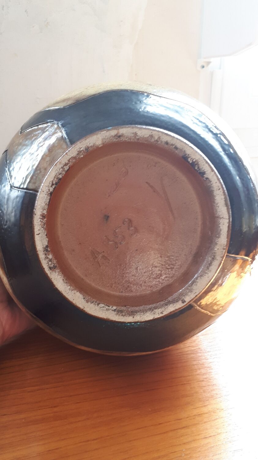 Large Art Deco vase signed Guérin