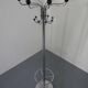 French chrome-plated steel tubular coat rack, 1940s