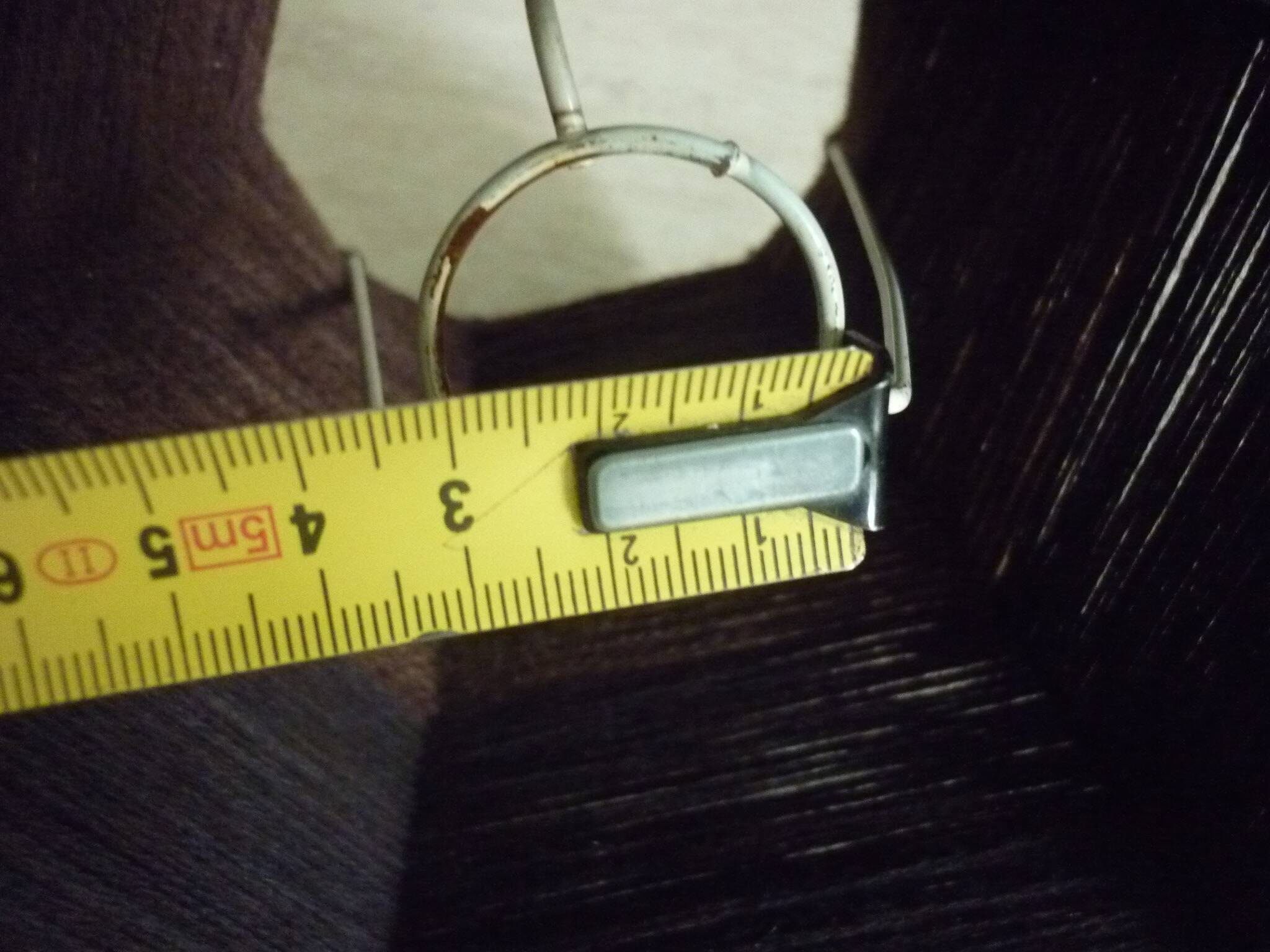 Small brown wool lampshade